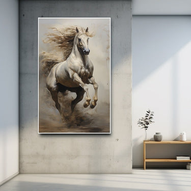 Peinture Cheval Blanc